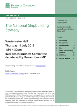 The National Shipbuilding Strategy 3