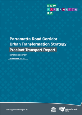 Parramatta Road Corridor Urban Transformation Strategy