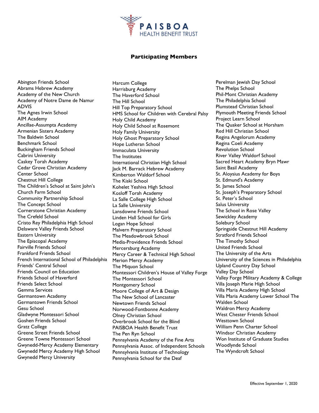 Participating Members