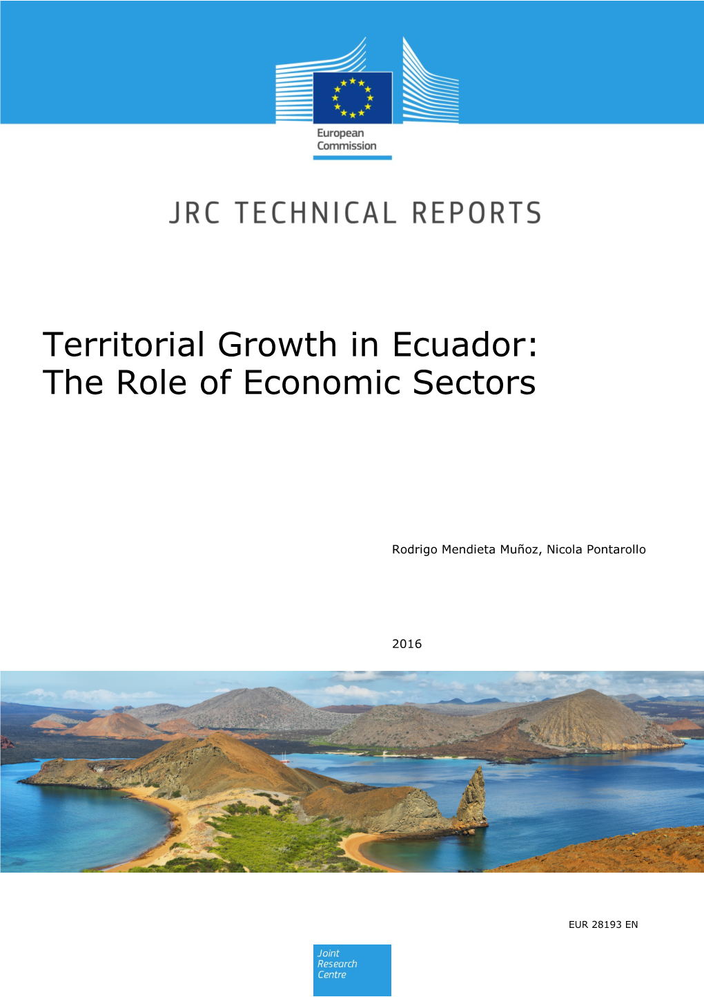 Territorial Growth in Ecuador: the Role of Economic Sectors