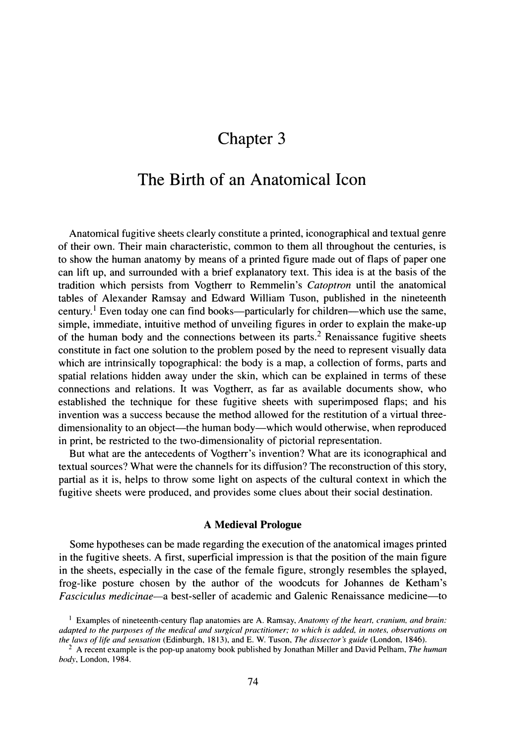 Chapter 3 the Birth of an Anatomical Icon