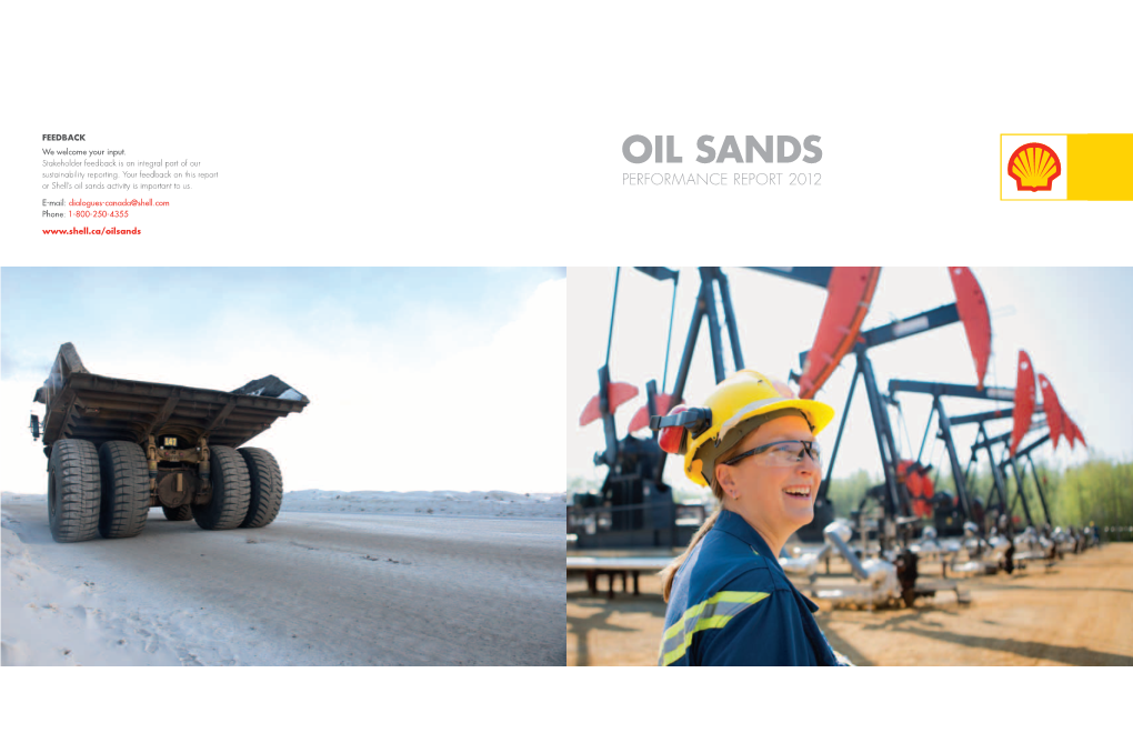 OIL SANDS Sustainability Reporting