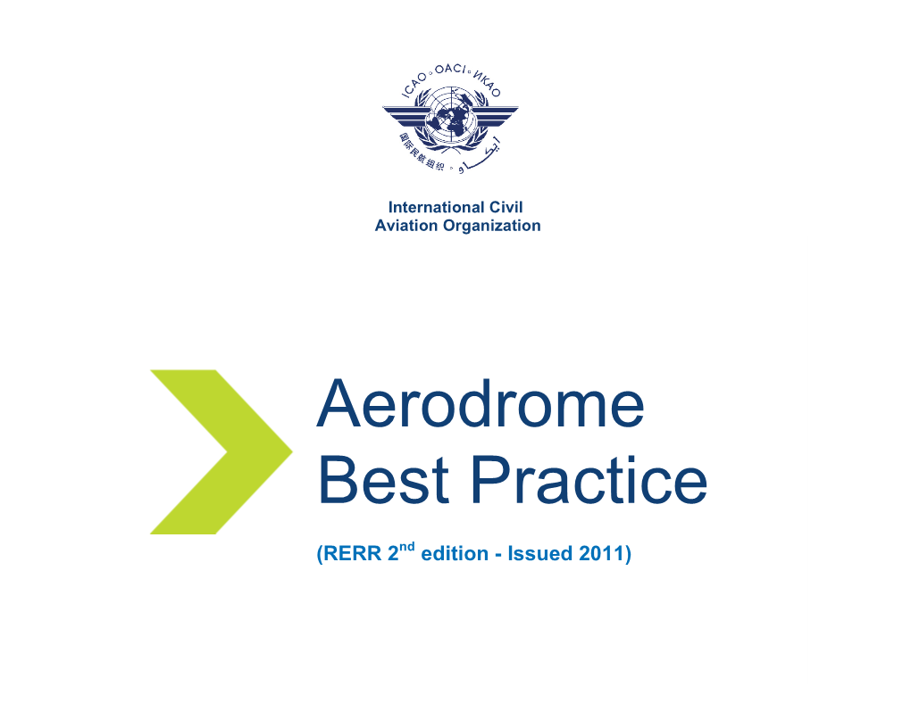 Aerodrome Best Practice