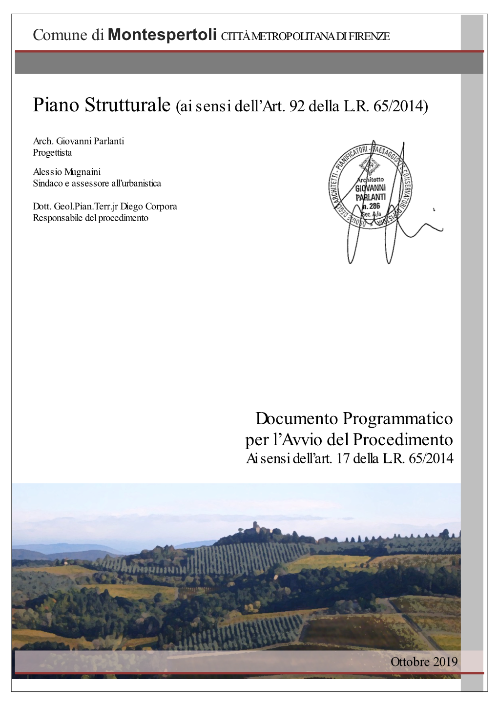 Documento Programmatico Per L'avvio Del Procedimento