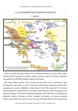Southern IE Dialects, Anatolian