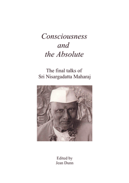 Maharaj,Consciousness and the Absolute-2.Pdf