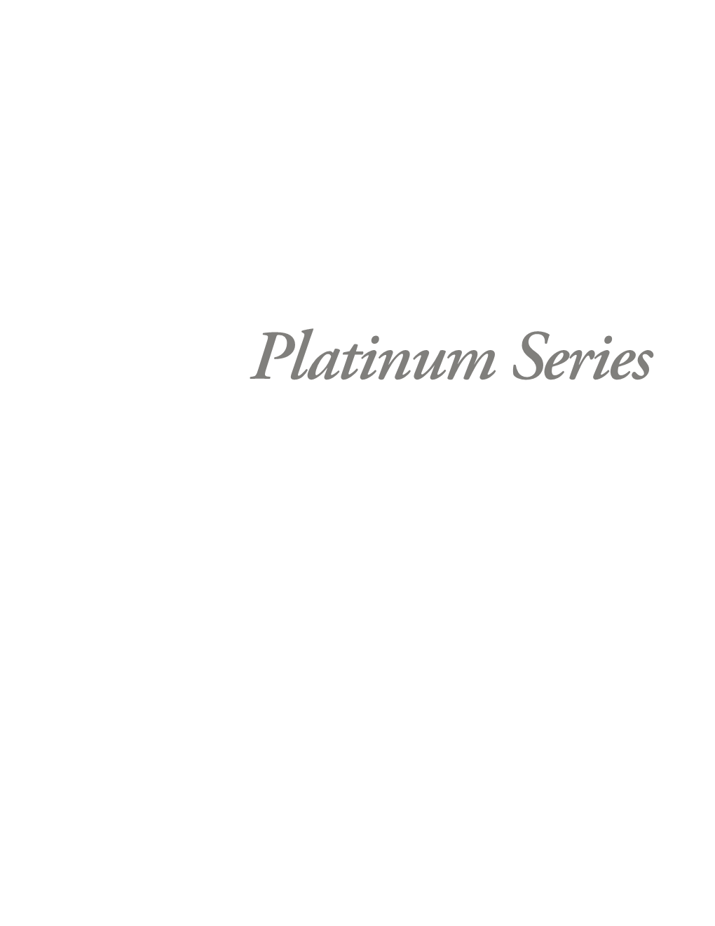 Platinum Series Model One™ AM/FM Table Radio