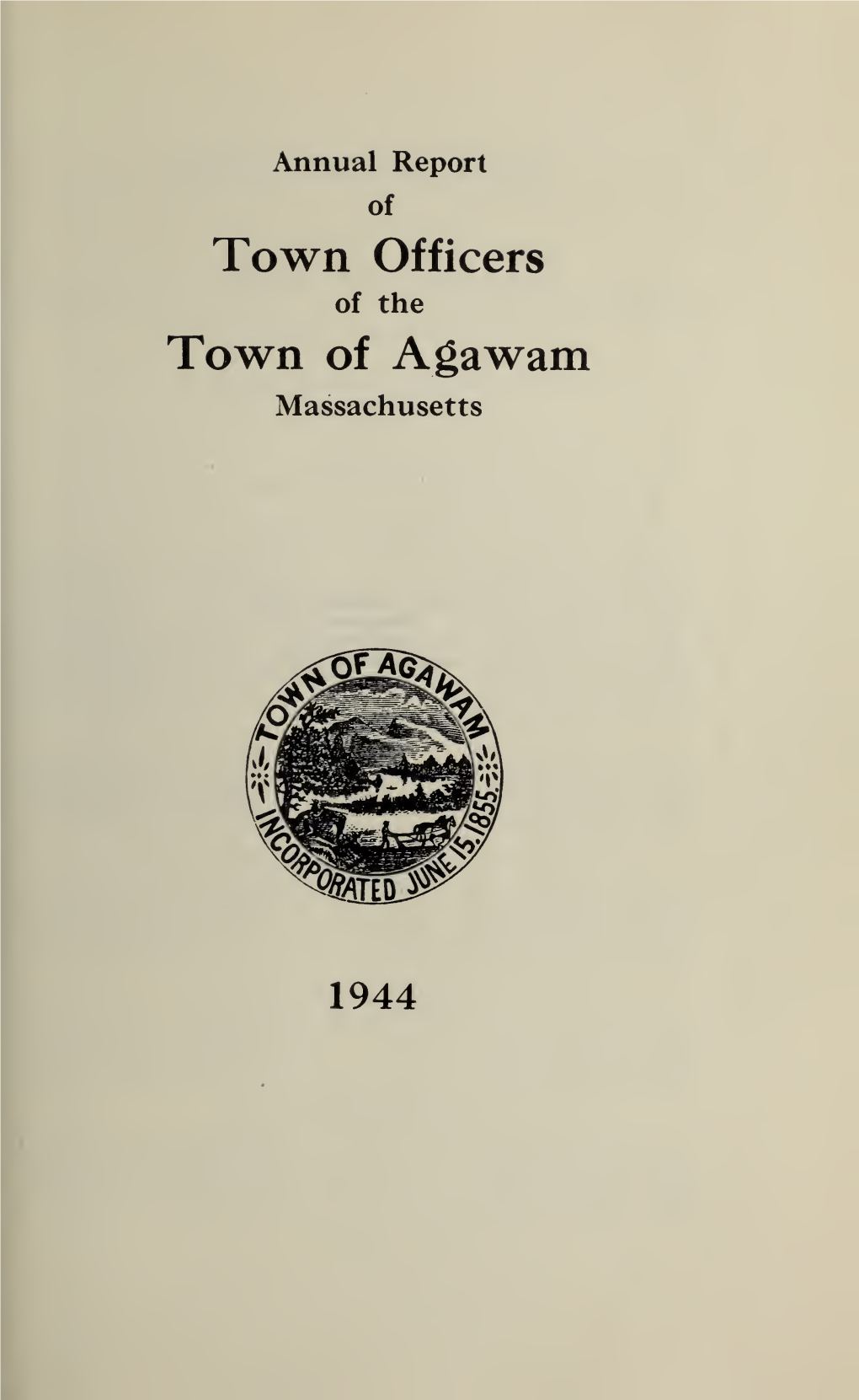 Town of Agawam, Massachusetts Annual Report