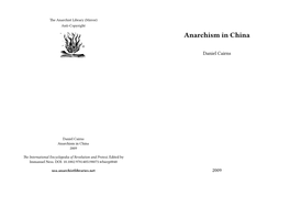 Anarchism in China