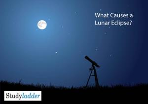 Lunar Eclipse? a Lunar Eclipse
