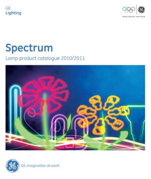 Spectrum Lamp Product Catalogue 2010/2011