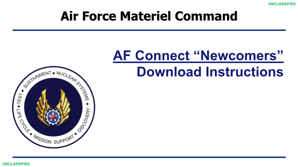 AF Connect Instruction