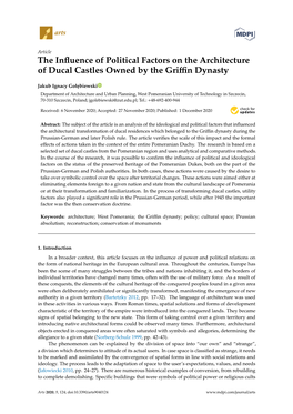 The Influence of Political Factors on the Architecture of Ducal Castles