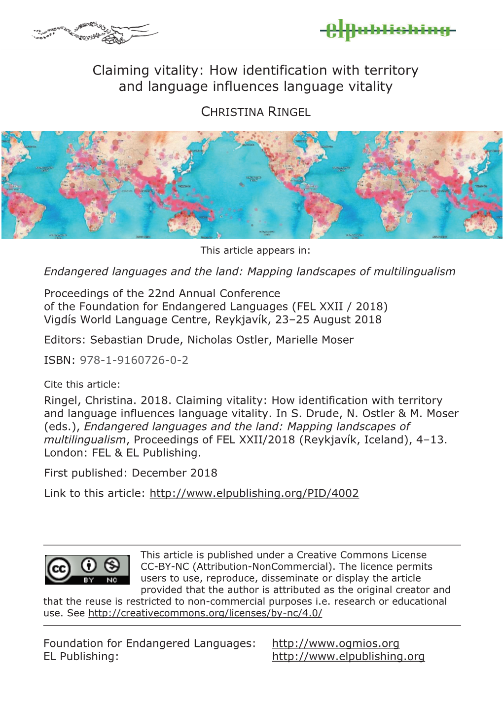 How Identification with Territory and Language Influences Language Vitality