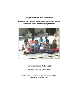 Marginalisation and Education