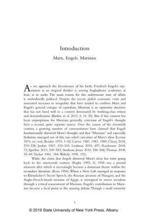 Introduction Marx, Engels, Marxism