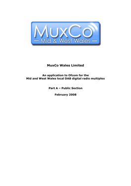 Muxco Wales Limited