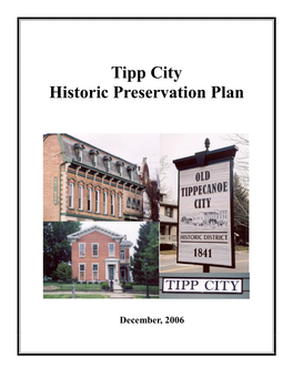 Tipp City Plan -- Final