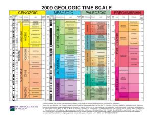 2009 Geologic Time Scale Cenozoic Mesozoic Paleozoic Precambrian Magnetic Magnetic Bdy