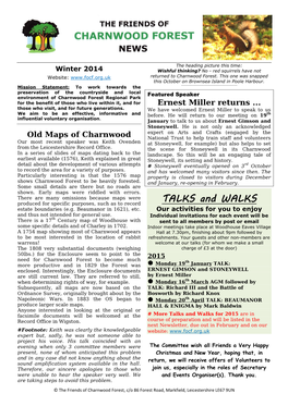 November 2014 Newsletter
