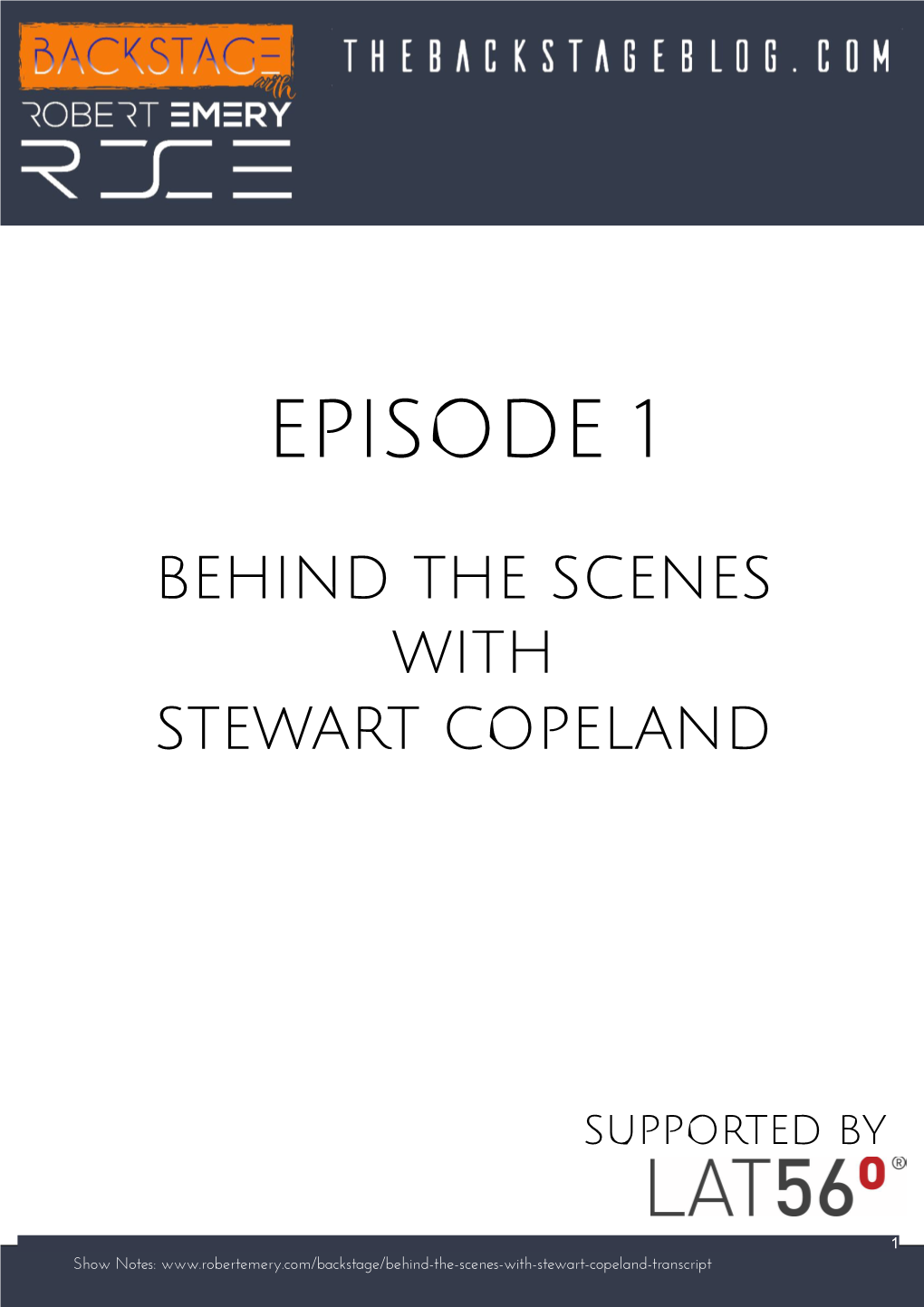 Review Transcript Stewart Copeland Copy