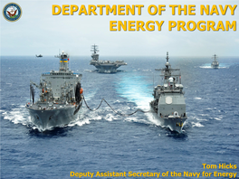 Department of the Navy Energy Program