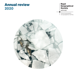 RGS-IBG Annual Review 2020