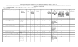 PLANT PHYSIOLOGY, Faculty of Agriculture Sciences, Institute of Agricultural Sciences A