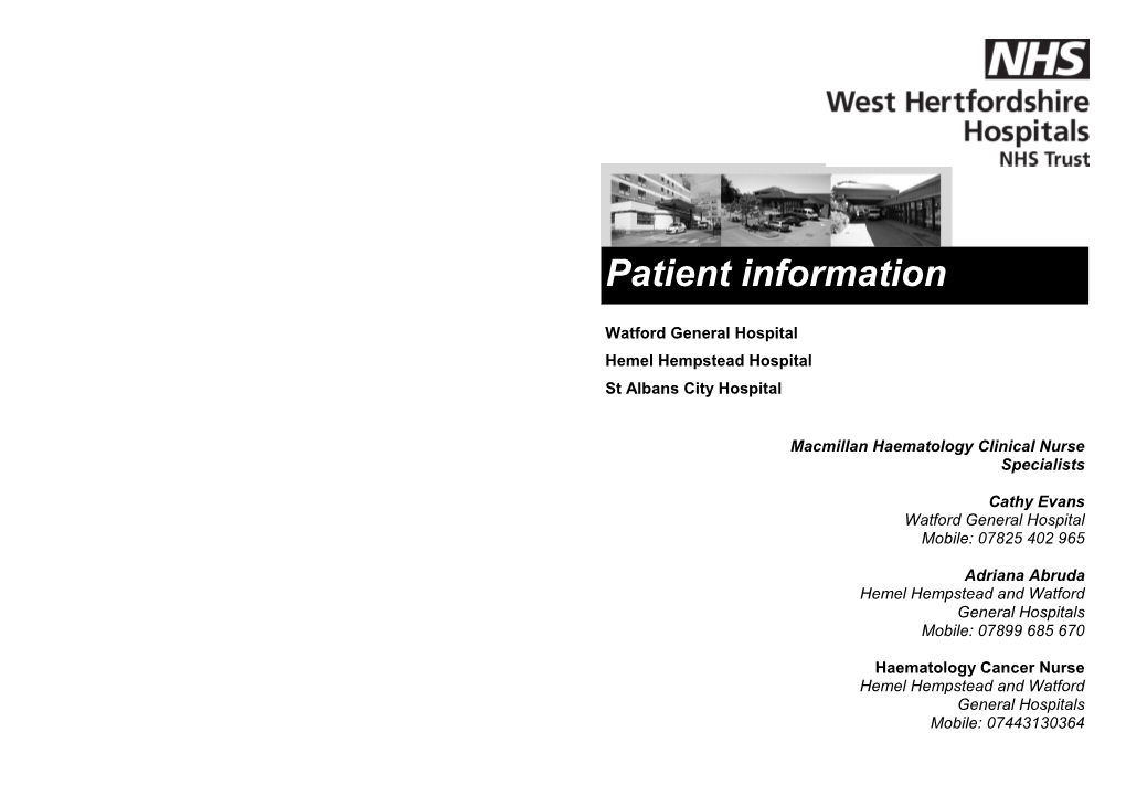 Patient Information