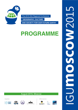 2016-08-16 IGU Moscow – Conf Programme