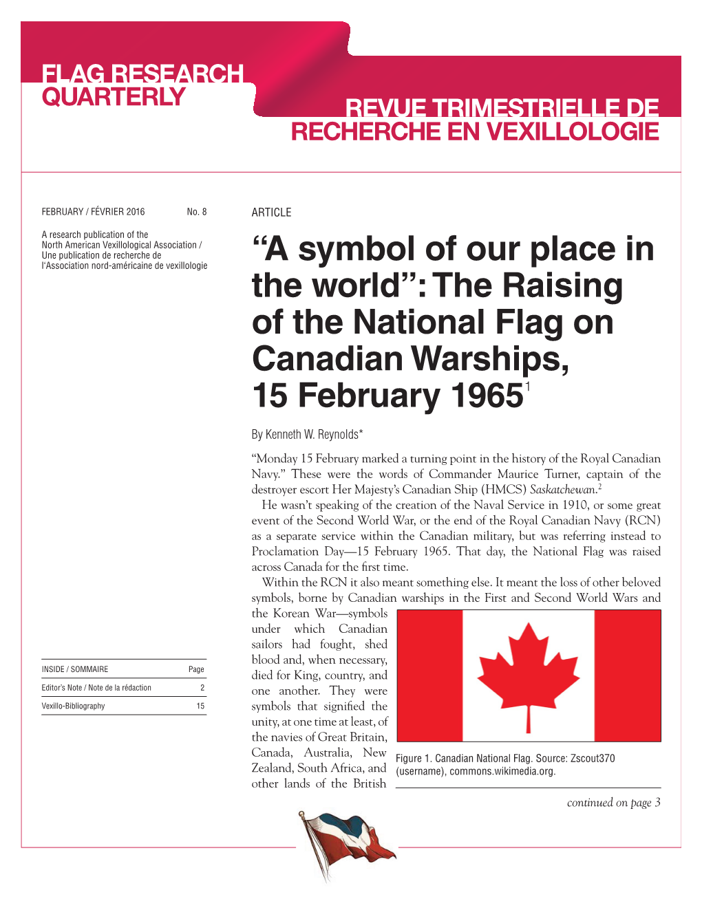 Flag Research Quarterly, February 2016, No. 8