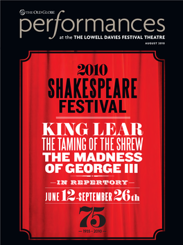 The 2010 Shakespeare Festival Company