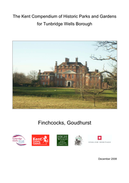 Finchcocks, Goudhurst