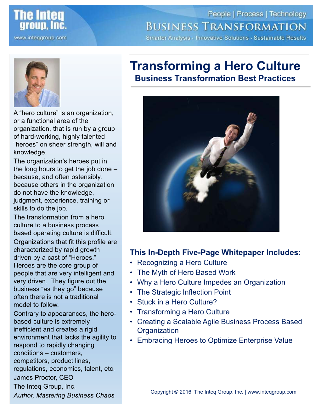 Transforming a Hero Culture Inteq Whitepaper