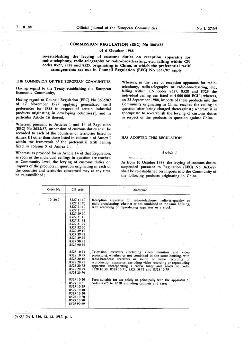 Radio-Telephony, Radio-Telegraphy Or Radio-Broadcasting, Etc., Falling