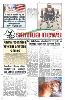 Amata Recognizes Veterans and Their Families