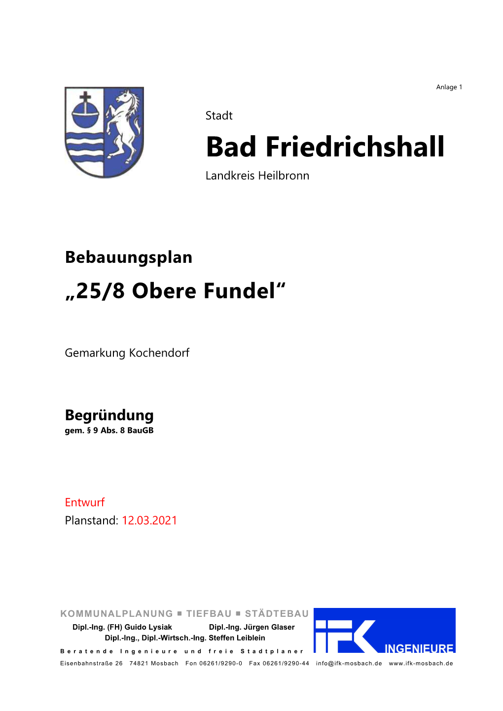 Bad Friedrichshall Landkreis Heilbronn