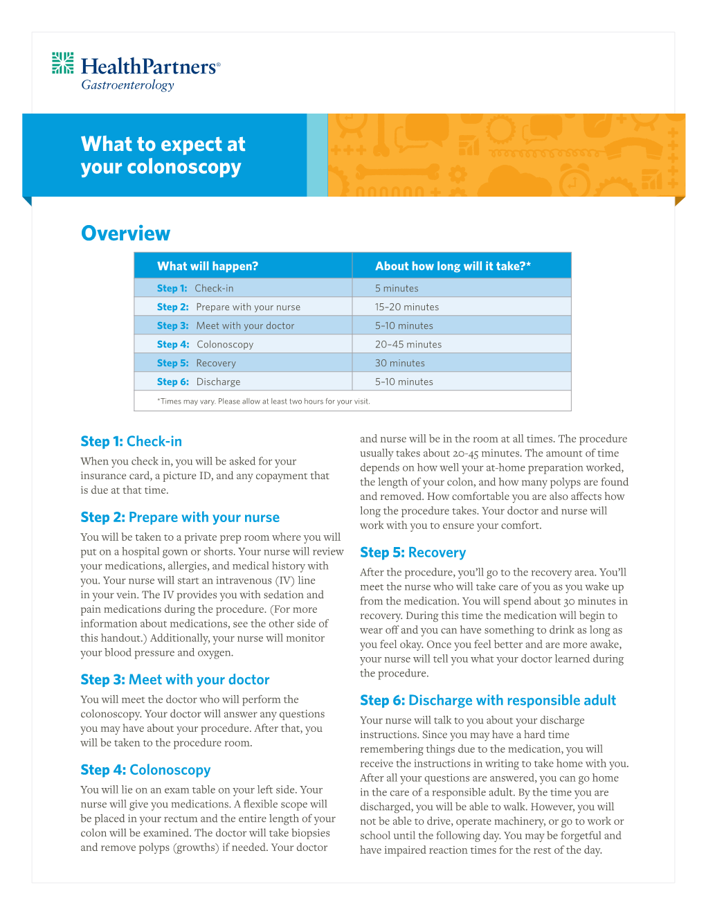 What to Expect at Your Colonoscopy Overview