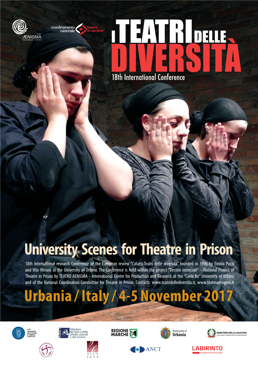 University Scenes for Theatre in Prison Urbania / Italy / 4-5