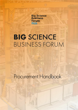 Big Science Procurement Handbook