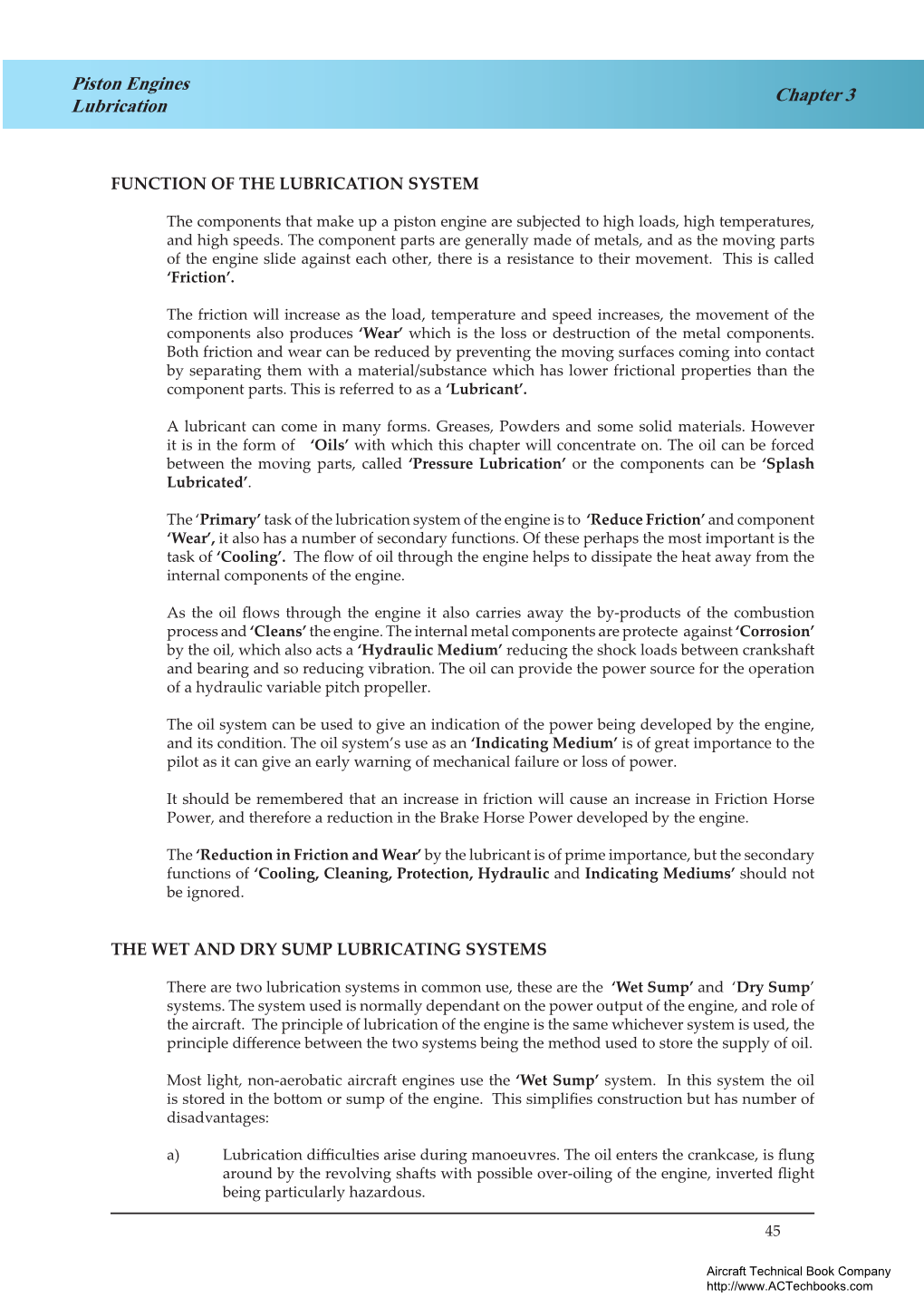 Chapter 3 Piston Engines Lubrication