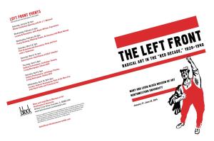 The Left Front : Radical Art in the "Red Decade," 1929-1940
