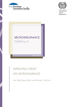 Improving Credit Life Microinsurance