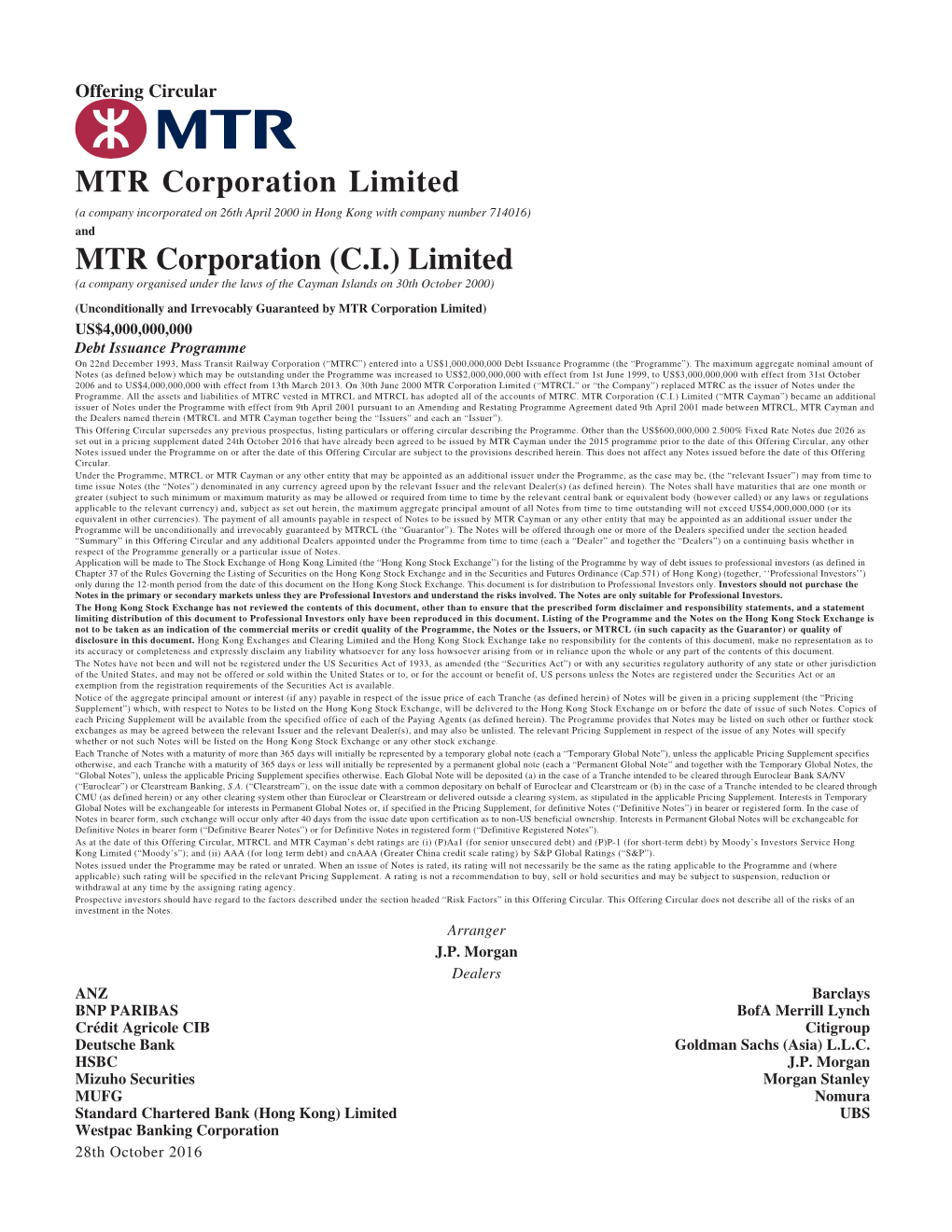 MTR Corporation