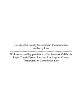 Southern California Rapid Transit District (SCRTD)