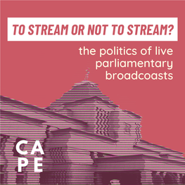 Live Parliamentary Proceedings