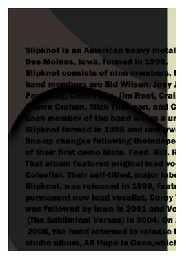 Wpid-Slipknot Mp3 Skachat Torrent