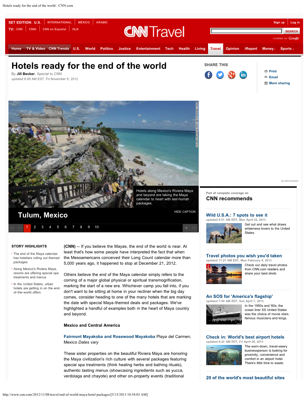 Hotels Ready for the End of the World - CNN.Com