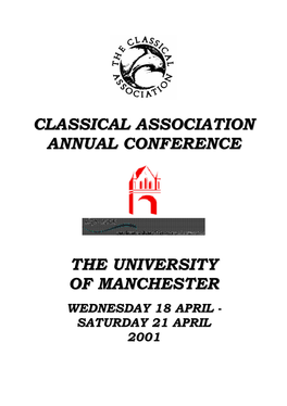 2001: University of Manchester