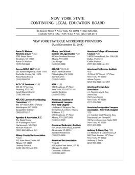 New York State Continuing Legal Education Board